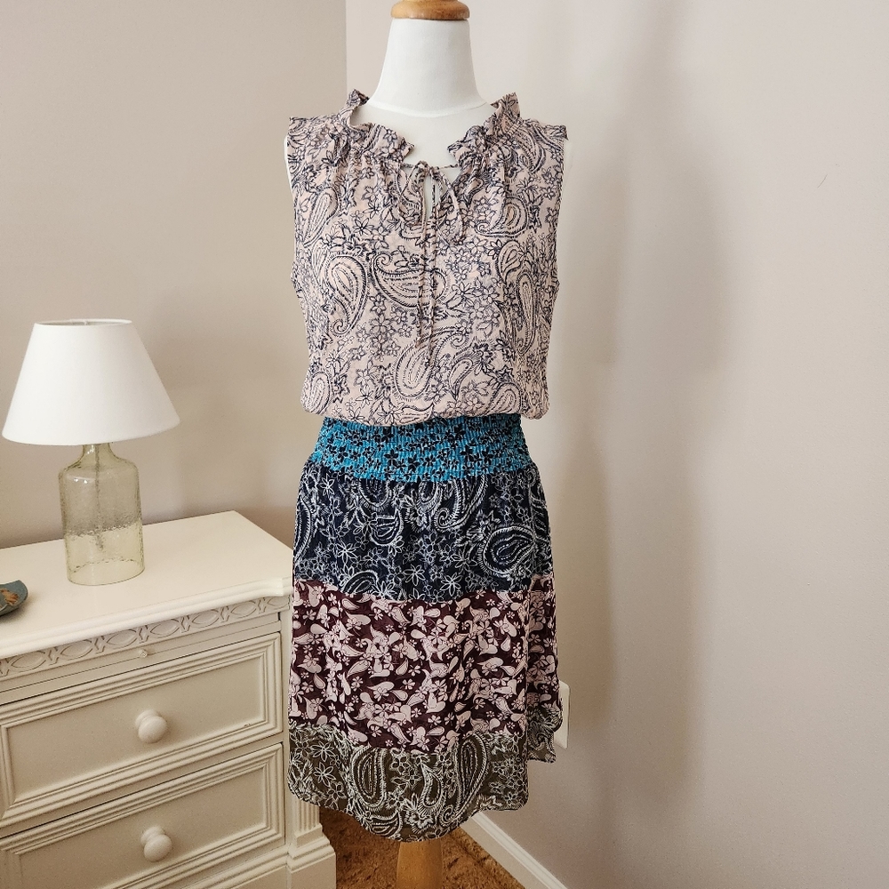 NWOT CABI #5371 DANI PAISLEY DRESS